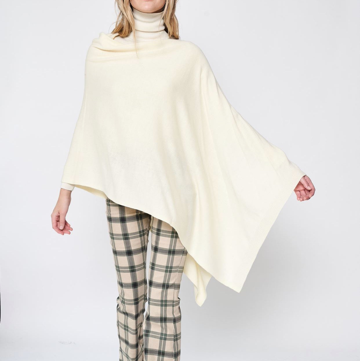 Take With Me Travel Poncho One Size Cozy Warm Packable - Rosetta Creative Boutique